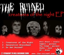 Ceatures of the Night EP (back cover)