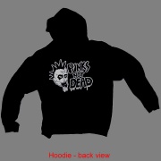 Punk's Not Dead Hoodie (back view)